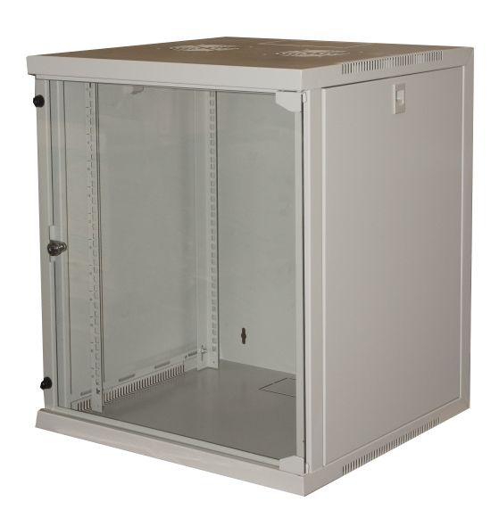 LINK - Armadio - montaggio a parete - grigio - 12U - 19"
