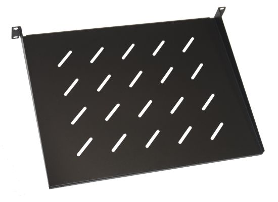 LINK - Mensola rack - nero, RAL 9005 - 1U - 19"
