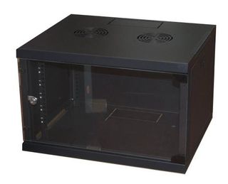 LINK - Rack cabinet - montaggio a parete - nero - 6U - 19"