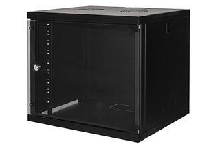 LINK - Rack cabinet - montaggio a parete - nero - 9U - 19"