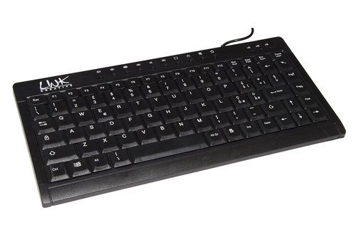 LINK LKTAST04 MINI TASTIERA MULTIMEDIA USB LATOUT ITALIANO BLACK