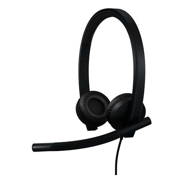 LOGITECH H570E CUFFIE CON MICROFONO OVER EAR USB-A CANCELLAZIONE DEL RUMORE CER…