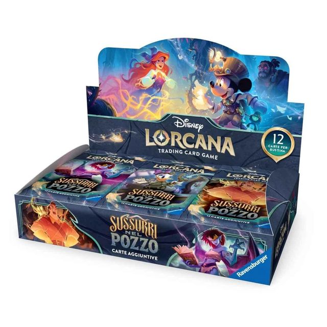 LORCANA - BOX 24 BUSTE S10 - SUSSURRI NEL POZZO Booster Pack Display ITA 14/11/…