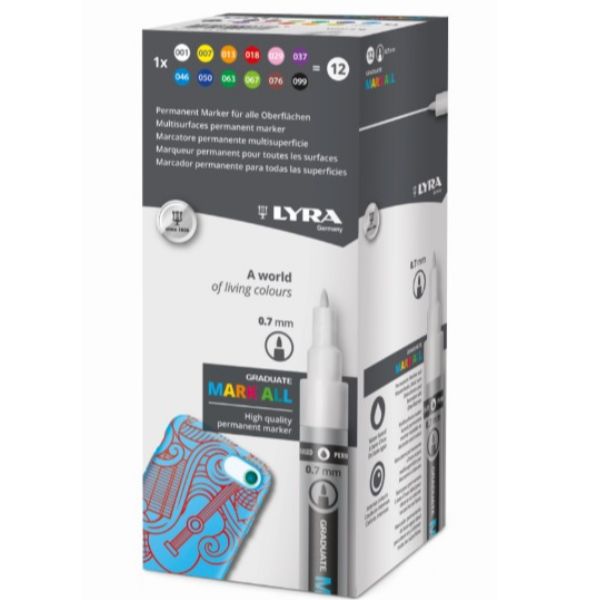 LYRA CF12 MARK ALL 0 7MM ASSORTITI