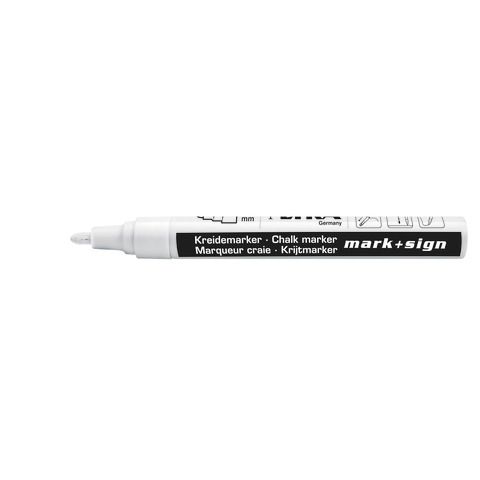 LYRA mark+ sign - Marcatore - bianco - liquid chalk - 4 mm (pacchetto di 10)