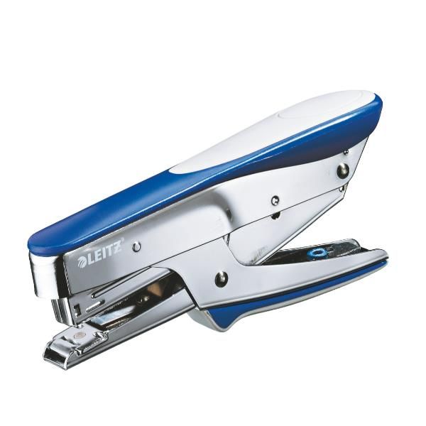 Leitz - Graffatrice - 15 fogli / 1.5 mm - No.10 - plastica, metallo - blu metal…