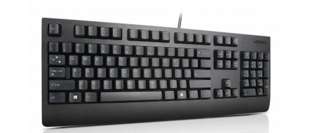 Lenovo 4X30M86893 tastiera Universale USB QWERTZ Tedesco Nero