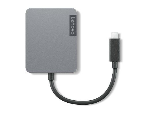 Lenovo 4X91A30366 hub di interfaccia USB 2.0 Type-C Grigio
