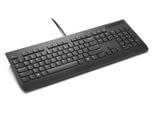 Lenovo 4Y41B69364 tastiera Ufficio USB Belga, Inglese UK Nero