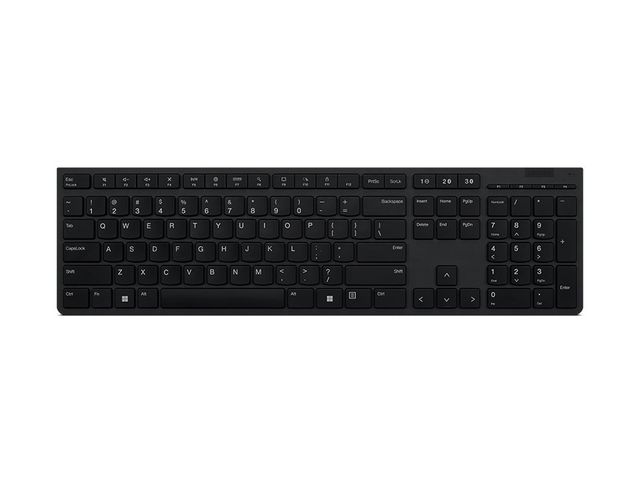 Lenovo 4Y41K04067 tastiera RF senza fili + Bluetooth Ceco, Slovacco Grigio