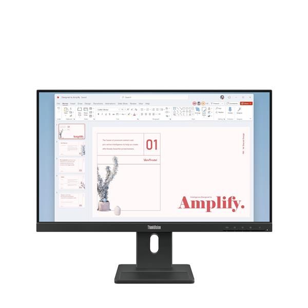 Lenovo ThinkVision E24-40, 60,5 cm (23.8?), 1920 x 1080 Pixel, Full HD, LCD, 6 …