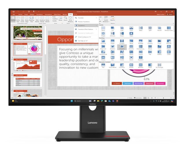 Lenovo ThinkVision T27-40 Monitor PC 68,6 cm (27") 1920 x 1080 Pixel Full HD LE…