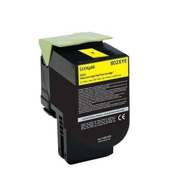 Lexmark 802YE - Giallo - originale - cartuccia toner LCCP, LRP - per Lexmark CX…