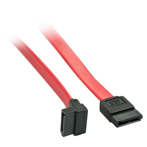 Lindy - Cavo SATA - Serial ATA 150/300/600 - SATA a SATA angolazione - 70 cm - …