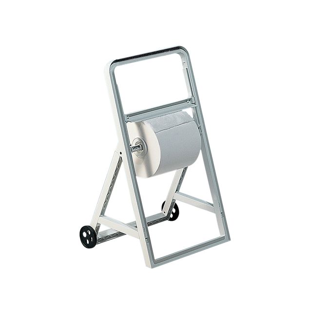 Dispenser a cavalletto con ruote per bobine asciugatutto - ABS - 51,5x47x91 cm …