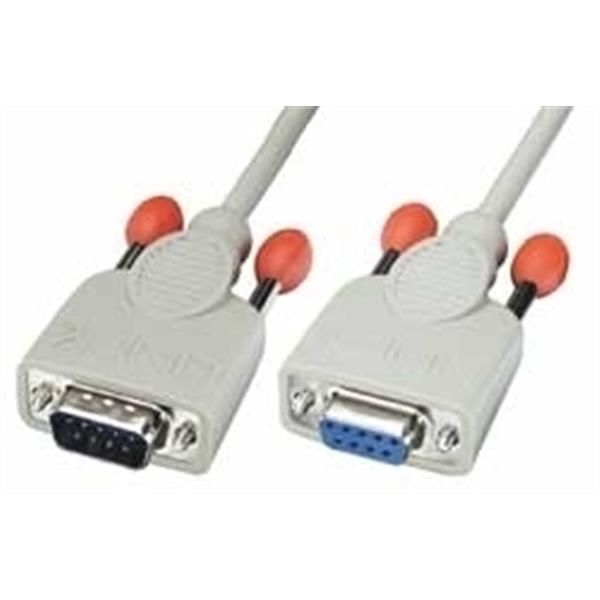 Lindy - Prolunga seriale - DB-9 (M) a DB-9 (F) - 20 m - stampato