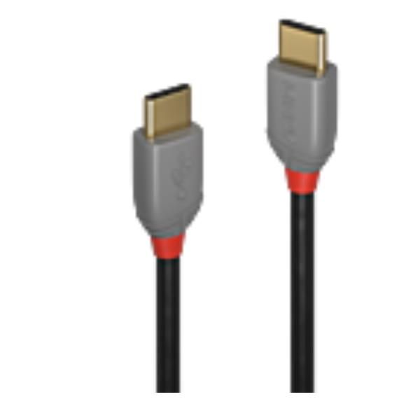 Lindy Anthra Line - Cavo USB - 24 pin USB-C (M) a 24 pin USB-C (M) - USB 2.0 - …