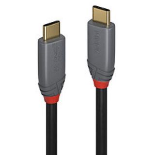 Lindy Cavo USB 3.2 Tipo C a C, 20Gbits, 5A, PD, Anthra Line, 1.5m