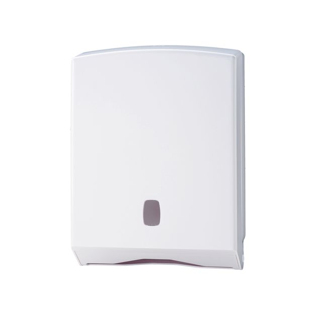 Dispenser asciugamani piegati C/Z/M/V Basica - 27,8 x 12,8 x 38 cm - bianco/gri…