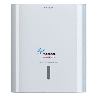 Dispenser asciugamani piegati a Z/W Hi-Tech - 29 x 10,8 x 33,6 cm - bianco - Pa…