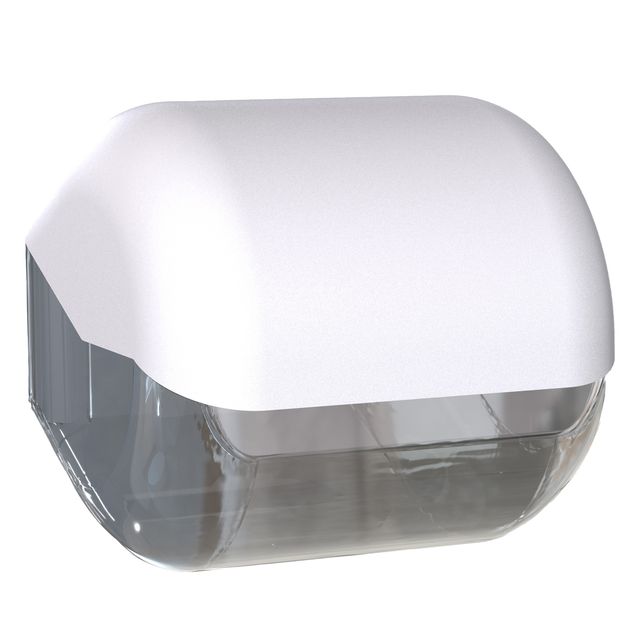 Dispenser carta igienica EColored - 15 x 14,8 x 14 cm - adamello white - Mar Pl…