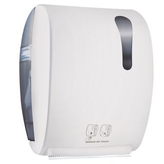 Dispenser elettronico asciugamani Kompatto Advan 875 - 32 x 22,4 x 40,5 cm - bi…