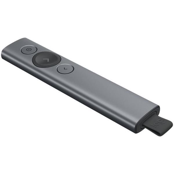 Logitech Spotlight - Telecomando presentazioni - 3 pulsanti - slate
