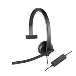 Logitech USB Headset H570e - Cuffie con microfono - over ear - cablato