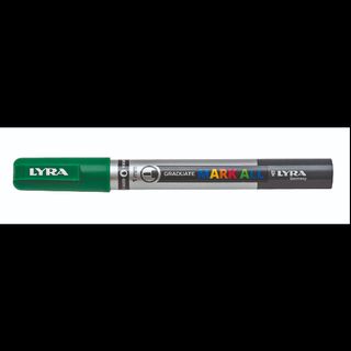 Lyra Graduate Mark All - Marcatore - permanente - verde linfa - 1 mm - sottile
