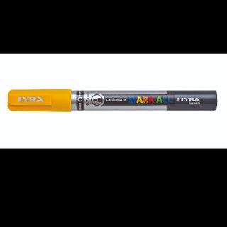 Lyra Graduate Mark All, Giallo, Punta a ogiva/sottile, Argento, Giallo, Plastic…