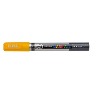 Lyra Graduate Mark All, Giallo, Punta a ogiva/sottile, Grigio, Giallo, Plastica…