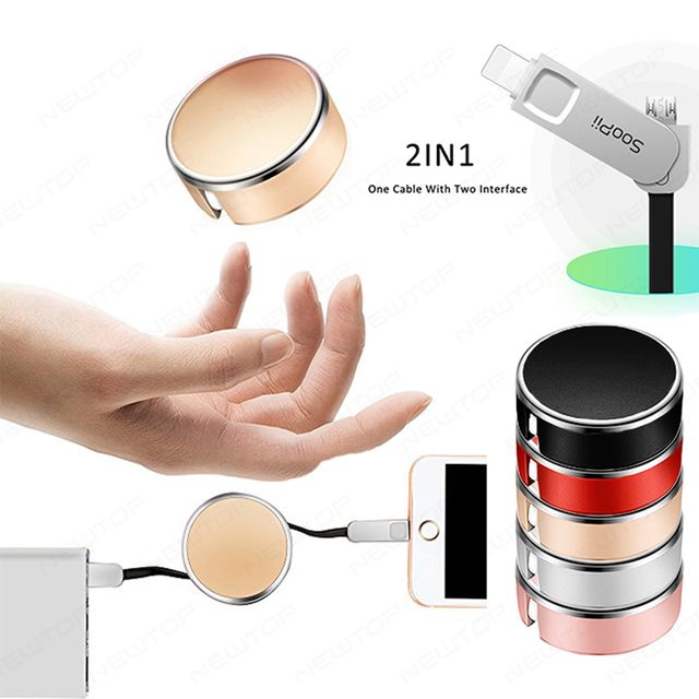MAGIC BOX USB DATA CABLE MICRO USB + LIGHTNING
