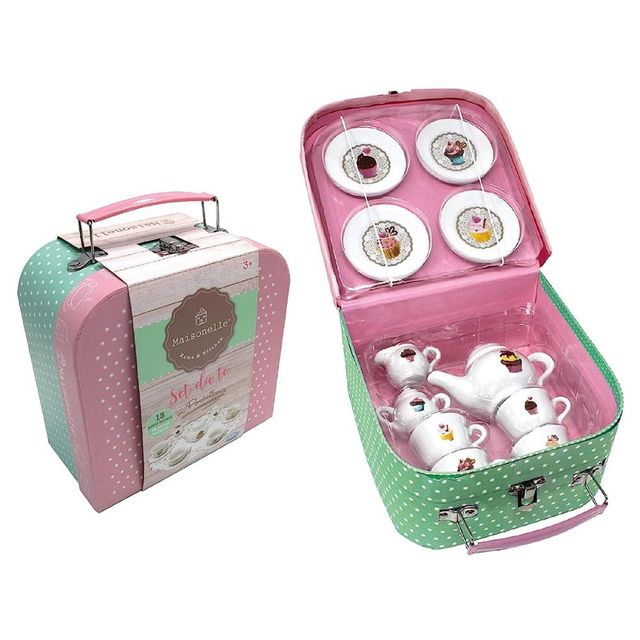 MAISONELLE - CESTINO SET PORCELLANA 13 PZ