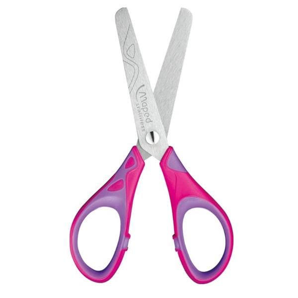 MAPED ESSENTIAL SOFT FORBICI 13 CM PUNTA ARROTONDATA PRESA ANTISCIVOLO COLORI A…