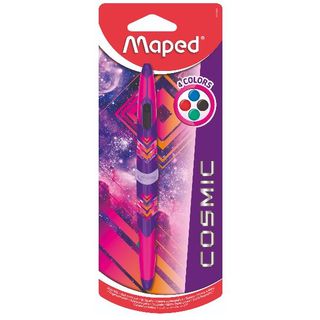 MAPED PENNA 4 COLORI TWIN TIP COSMIC TEENS ROSA