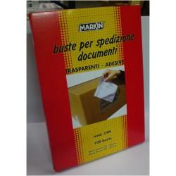 MARKIN C4N BUSTE AUTOADESIVE PORTADOCUMENTI PER SPEDIZIONI CORRIERI IN PLASTICA…