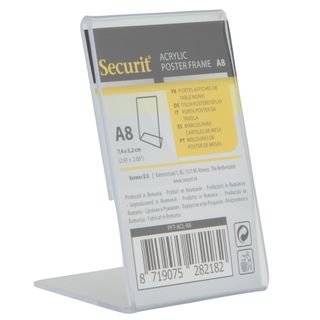 Display a L - 8 x 5,2 x 4,1 cm (A8) - Securit