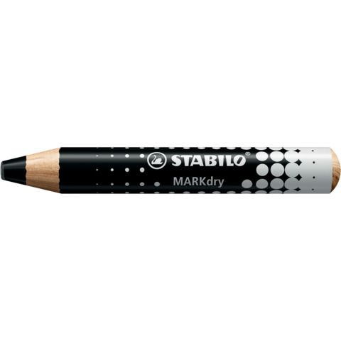 MATITONE PER LAVAGNE STABILO MARKDRY - NERO