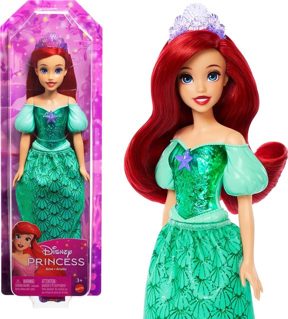 MATTEL - Disney Princess Bambola Ariel HLW10