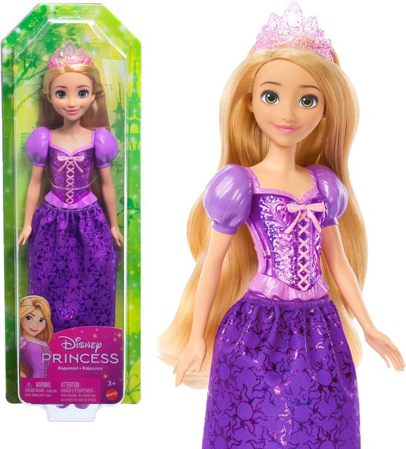 MATTEL - Disney Princess Bambola Rapunzel HLW03