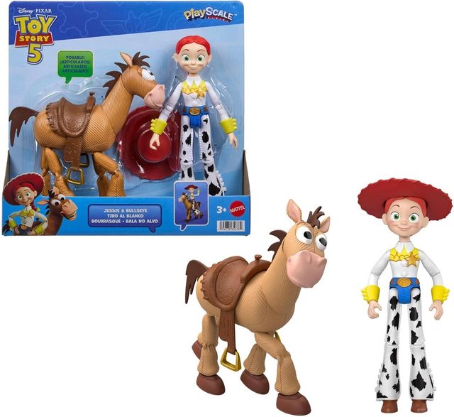 MATTEL - Toy Story 2PK Jessie & Bullseye 7'' JKV21