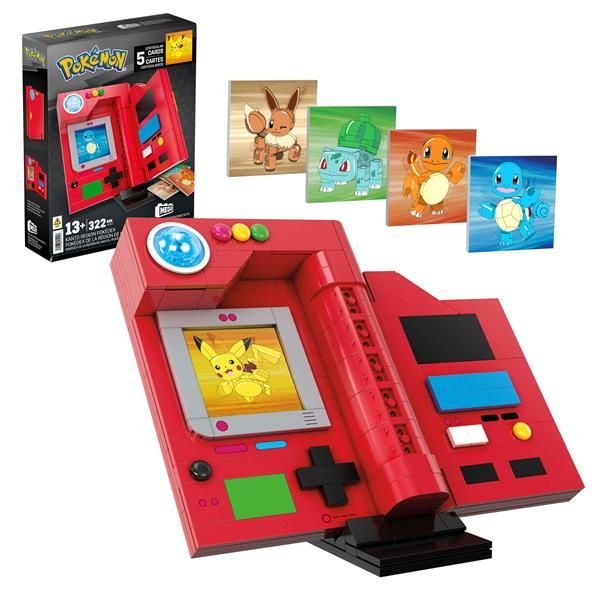 MATTEL MEGA POKÉMON BUILDING KIT KANTO REGION POKÉDEX CON LUCE FUNZIONANTE E 5 …