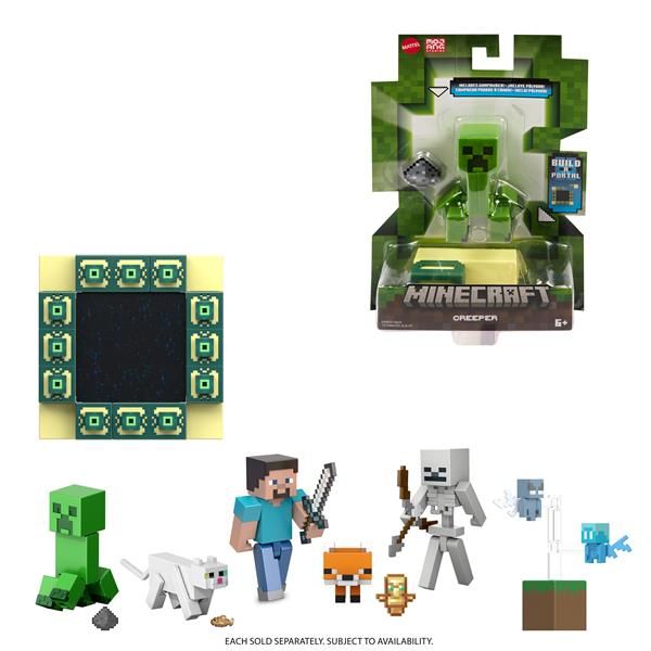 MATTEL MINECRAFT PERSONAGGI DA CIRCA 8 CM SNODATI MODELLO CAUALE