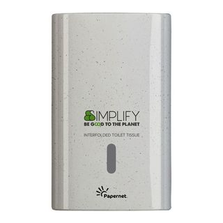 Distributore carta igenica interfogliata Simplify - 16,5 x 13,5 x 26,5 cm - whi…