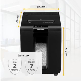 Distruggidocumenti automatico 100M - a mini frammenti - Fellowes