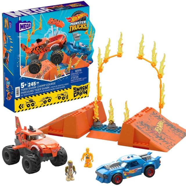 MEGA HOTWHEELS TIGER SHARK SUPER SCONTRI HKF88