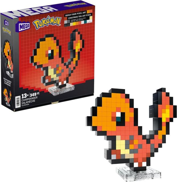 MEGA POKEMON Pixel Art Charmander HTH76