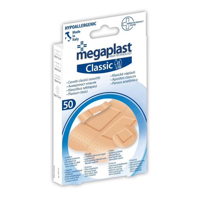 MEGAPLAST CLASSIC 50CEROTTI ASSORTITI 1PZ=(1PZ)