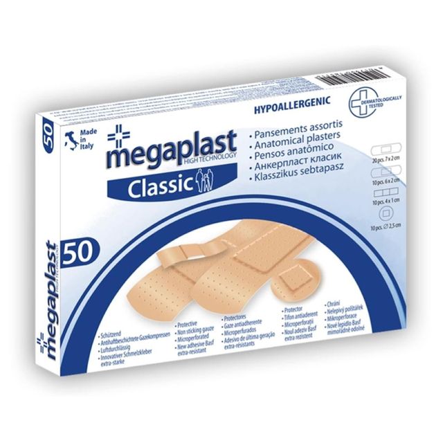 MEGAPLAST CLASSIC MULTILNGUE 50 ASSORTITO 1PZ=(1PZ)