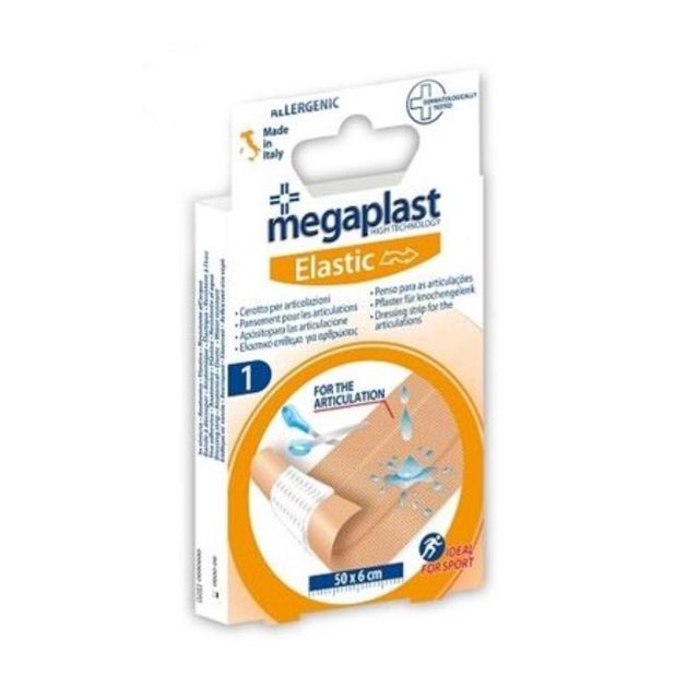 MEGAPLAST ELASTIC ML 1 STRISCIA 50X6CM TESS.ELAST 1PZ=(1PZ)